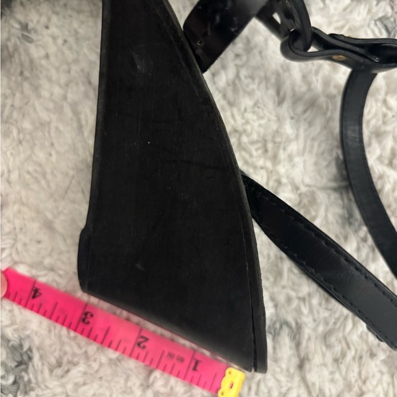 Tory Burch Black Leather Sandals - Picture 5 of 5